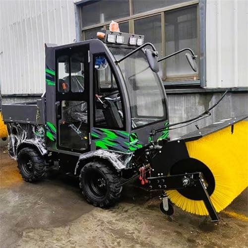 Heavy-Power Enclosed Snow Sweeper, Reinforced Steel Structure, High-Coverage Brush, Designed for Harsh Winter Zones