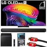 LG 83 Inch OLED evo AI C6H 4K Smart webOS TV (2026) OLED83C6HUP Bundle with Samsung HWQ800H 5.1.2 ch. Q-Series Soundbar System, 2X HDMI Cable and Deco Gear Home Theater Beginner's Guide