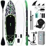 FunWater Inflatable Stand Up Paddle Board with Beginners SUP Accessories