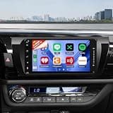 4+64G Car Radio for Toyota Corolla 2014 2015 2016 Wireless Carplay Android Car Stereo, 7 Inch Touschscreen with Android Auto 5G WiFi GPS Navigation AHD Backup Camera FM RDS Radio Receiver