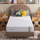 Novilla 6 Inch Twin Mattress, Gel Memory Foam Twin Size Mattress, Upgraded Support System for Enhanced Stability, Pressure Relief, CertiPUR-US Certified