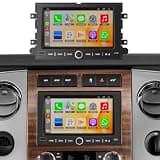5GWiFi 4+64GB Car Radio for Ford F150 2004-2008, F250/F350 2006-2016, Edge 2007-2010, E150/E250/E350 2009-2014, 7'' Touchscreen Stereo Headunit with Wireless Carplay Android Auto GPS BT FM SWC Camera
