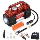 GSPSCN Heavy Duty Tire Inflator 12V Portable Air Compressor Pump 150PSI