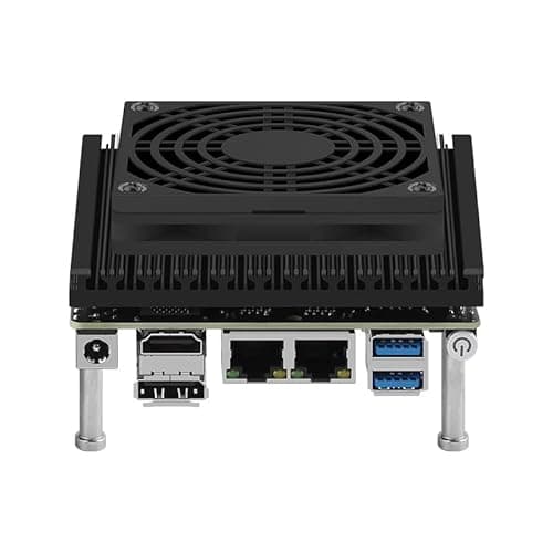 Development Version Firewall Appliance Mini PC,DIY N100 Fanless Mini Computer Router with 2xInteli226,DDR5 M.2 NVMe, M.2 WiFi slot ,USB3.2(10Gbps),SFF-8654(8i),4K 2HD OPNsense AES-NI,8G RAM 128G SSD