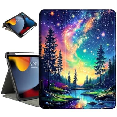 Lokigo Case for iPad Air 11" M4/M3/M2 (2026/2025/2024), iPad Air 5th Generation / 4th Gen 10.9" (2022/2020), iPad Pro 11" 4th/3rd/2nd/1st, Shockproof Soft Back iPadAir 11" Stand Cover, Aurora