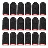 NULYLU Mobile Gaming Finger Sleeves Breathable Fiber Thumb Covers 20pair with Sweat-Proof Comfort and Touch Sensitivity for Touchscreen Devices and Tablets for Gaming