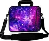 RICHEN Messenger Bag Carrying Case Sleeve with Handle Accessory Pocket Fits Laptops/Notebook/ebooks/Kids tablet/ipad (11-13.3 inch, Purple Galaxy)