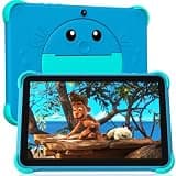 Kids Tablet 10 inch Tablet for kids, Android Toddler tablets with case, Kids Tablets with Parental Controls, Wifi, Dual Camera, Tabletas Support Netflix YouTube for Toddlers Girls Boys (Blue1)