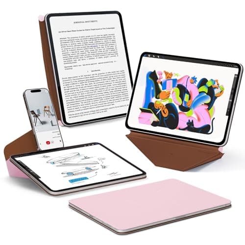 MOFT Dynamic Folio Case for iPad Air 11" (M4 2026 / M3 2025 / M2 2024) & iPad Air 10.9-inch 5th 4th Generation 2022 2020, Slim Magnetic Stand Case with 20+ Viewing Angles,Light Pink
