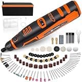 HARDELL 12V Cordless Rotary Tool, 6-Speeds Rotary Tool Kit, 30000RPM Power Rotary Tools with 94 Accessories for Engraving, Sanding, Polishing, Cutting, Carving, DIY and Craft Projects