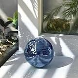 12" Blue Disco Ball Glass Tiles for Wedding Dance Floor DJ Stage Club Event