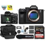Sony Alpha a7 V Mirrorless Camera (Body Only), 33MP Partially-Stacked Exmor RS Sensor, BIONZ XR2 Processor, AI Autofocus, 4K 60p 10-Bit Video + Spare Extra Battery + 128GB Card + Camera Case