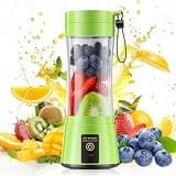 Portable Blender Personal Size Blender - Shakes and Smoothies, Cordless & USB Rechargeable, Lightweight with BPA-Free Cup Suit in Picnic/Sports/Office