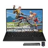 ASUS ROG Flow Z13 13.4" 180Hz WQXGA Gaming Laptop, Ryzen AI MAX+ 395, AMD Radeon 8060S, 64GB LPDDR5X, 2TB Storage(1TB SSD+1TB Docking Station Set), Backlit Keyboard, Wi-Fi 7, Win 11 Pro, Black