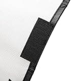 POCREATION Battery Safety Bag, PVC Fireproof Cloth Fiberglass Battery Bag 10.2 X 4.7 X 6.3 in, Water Handle, Charging Storage Transport for RC Hobby Users (Black)