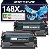 ZIPRINT 148X High Yield Black Toner Cartridge with Chip Compatible Replacement for HP 148X 148A W1480X W1480A for LaserJet Pro 4001dw 4001dn 4001n MFP 4101fdw 4101fdn 2 Pack 148X Toner Cartridge