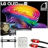 LG 55" OLED evo AI C6 4K Smart webOS TV (2026) OLED55C6PUA.AUSZ Bundle with 26 Month CPS Protection Pack, 2X HDMI Cable, Wall Mount, 6-Outlet Surge Adapter and Deco Gear Home Theater Beginner's Guide