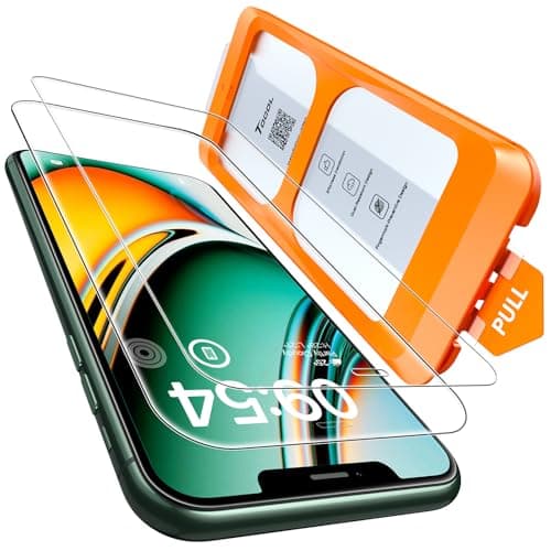 TOCOL for iPhone 11 Pro Screen Protector/iPhone Xs/iPhone X Screen Protector 9H Hardness Military Grade Shatterproof HD Tempered Glass Easy Installation Case Friendly 2 Pack
