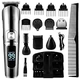 DAXXIN Hair Cutting Tool, 6 in 1 Barber Hair Clipper Professional Hair Trimmer for Men Beard Electric Cutter Hair Cutting Machine Haircut Cordless Corded