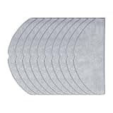 Compatible for Roborock，Q7/M5/M5+/TF/TF+/L5/L5+/Q7B/Q7T+，4/10pcs Mop Cloth Kit，Robot Vacuum, Microfiber Replacement Pads, Grey(10PCS)