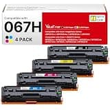 067H Toner Cartridge Set MF654cdw High Yield Compatible for Canon 067 067H, Works for Canon Color imageCLASS LBP633Cdw LBP632Cdw LBP631Cw MF654Cdw MF656Cdw MF651Cw MF653Cdw MF655Cdw Printer (4 Pack)
