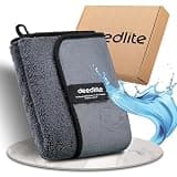 Deedlite Bath Shower Cleaning Cloths, Premium Car Drying Towel | Ultra Absorbent Twisted-Loop Design| Microfiber Towel for Car, Shower Cabin, Household