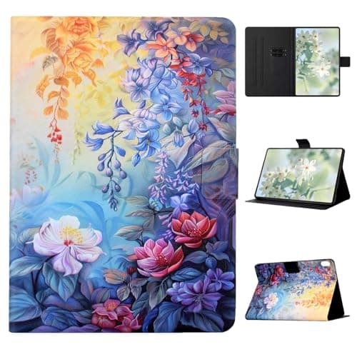 Vaitasy Case iPad 2025 A16 11 inch/iPad 10 2022 10.9 inch, Smart Magnetic Case with TPU Back Shockproof Protective Case for iPad 11 2025 - Blossom and Splendor