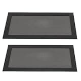 Omquot 2pcs PC Fan Magnetic Dust Filter PVC Thin Mesh PC Cooler Cover for PC Chassis Power Supply Fan Vents