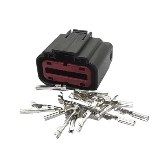 1 Set 18 Pin Automotive Connector Male Female Car Air Flow Meter Wire Plug 1488533-5 1488533-6 2203663-5 2203663-6(Black)