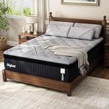 2 King Mattress 14Inch,Medium King Hybrid Mattress in Box with Gel Memory Foam & Individually Pocket Coils for Pressure Relief,CertiPUR-US Certified,10 Years