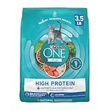 Purina ONE Plus High Protein Cat Food Dry Salmon and Ocean Whitefish Cat Skin and Coat Health Formula - 3.5 lb. Bag