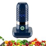 Portable Fruit and Vegetable Washing Machine, 2026 New Cordless Food Purifier, USB Rechargeable Cleaner (Blue)