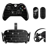 MightySkins Skin Compatible with Oculus Rift CV1 wrap Cover Sticker Skins Black Argyle