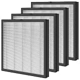 4 Packs Replacement Filter Compatible with AMEIFU G3 (Sferf-30) & VEWIOR A3 Air Clean-er Purifier with 3 Stages Premium Filters, Activated Carbon Filters and Pre-Filter