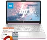 HP 14" Laptop Computer, Intel N150 Quad-Core Processor, 4GB RAM, 128GB Storage, Microsoft Office 365 Included, Windows 11, Intel Graphics, Honey Lavender