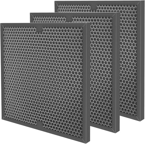 AWO 3 PACK Replacement Air Filter Compatible with VEVOR Air Scrubber ZHP2301-550/BlueDri Air Shield 550/Mounto AF500/DriEaz HEPA 500 Air Purifier,HEPA500 & BD-AS-550 & F301H Activated Carbon Filter