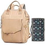 ESPRANZAPE Diaper Bag with Changing Pad & Insulated Bottle Holders