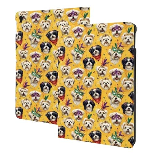 Carnival Havanese Dog Print Compatible with ipad air 3rd Generation Case, Cute Unique Tablet Cases Cover Compatible with ipad Pro Case 10.5 Inch, Folio Stand, Auto Wake/Sleep