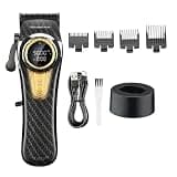 RASRGTRQ Mens Hair Big Power Electric Clipper Trimmer Professional Cutting Machine with Charging