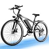 Misodo Electric Bike for Adults, 1500W Peak Mountain Ebike, 26" All-Terrain Electric Bicycle, 25 MPH 65 Miles Long Range, 48V 10.4Ah Removable Battery High-Step Commute E-Bike