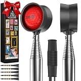 XSMSGO 9Ft/12Ft Telescopic Stainless Steel Golf Ball Retriever for Water, High Durability Double Sided Golf Ball Picker Upper, Men's and Women's Golf Accessories Gifts.