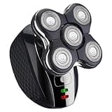 5-in-1 Electric Shaver, USB Rechargeable, Washable, with Nose Trimmer, Facial Brush, Hair Clipper, Ergonomic Design