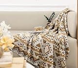 CoByda Bohemian Outdoor Blanket Camping Blanket Office Lunch Blanket Study Blanket, Sofa Blanket Car Blanket Knitting Office Blank Baby Blanket