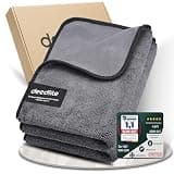 Deedlite Bath Wipes Shower Cleaning Cloths, Premium Car Drying Towel | Ultra Absorbent Twisted-Loop Design| Microfiber Towel for Car, Shower Cabin, Household