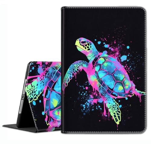 Case for Galaxy Tab A7 10.4 Inch 2022/2020 (SM-T509 T500 T503 T505 T507) - Slim Fit Standing Cover with Auto Sleep/Wake for Samsung Galaxy Tab A7 10.4 Inch，Watercolor Sea Turtle