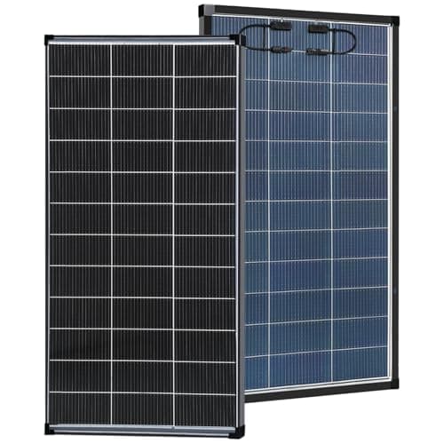 N-Type 18BB 200W Bifacial Solar Panel, 200 Watt Solar Panels for 12V Battery Systems, 25% High Efficiency, IP68 Waterproof, for RV Van Marine Home Rooftop Off-Grid (200W Bifacial Solar Panel)