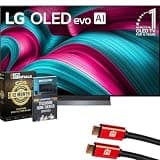 LG 55 Inch C5 Series OLED evo 4K UHD Smart webOS TV (2025) OLED55C5PUA Bundle with 1 YR CPS Enhanced Protection Pack, 2X 6FT HDMI Cable and Deco Gear Home Theater Beginner's Guide