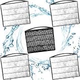 TARARIUM Aquarium Filters Accessories for Large IX-120 Filter & IX-120 U-V 4pcs Sponge Clip 1Pcs Ceramic Ball Plate Replacement for for Large IX-120 Filter & IX-120 U-V
