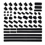 HFEIX 61Pcs Silicone Dust Plug Kit for Computer USB HDMI RJ45 SATA