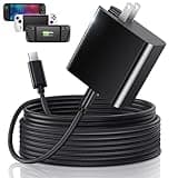 65W Fast Charger for Steam Deck & Nintendo Switch 2 with 10FT(3M) Cable - PD3.0 Foldable AC Adapter for ROG Ally, Switch 2 Charger Support TV Dock PS Console[Original Steam Deck Charger Replacement]